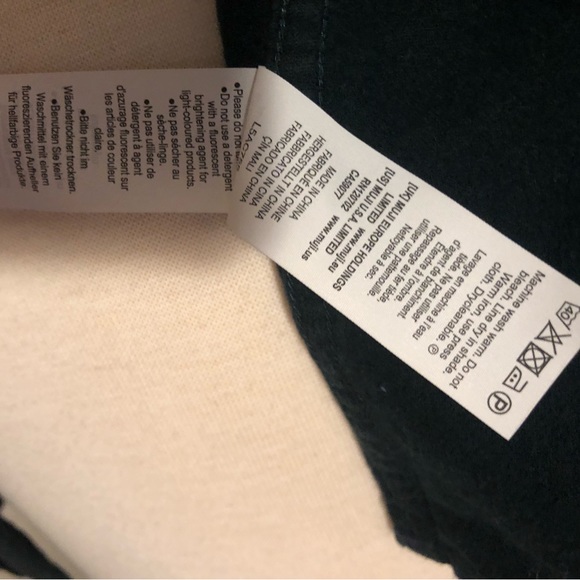 Muji dark green 100% cotton button up long sleeve shirt. Size large - Picture 4 of 5